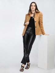 Women Solid Single-Breasted Blazer