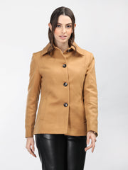 Women Solid Single-Breasted Blazer