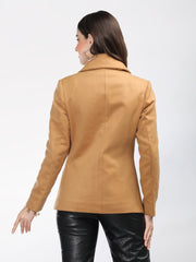 Women Solid Single-Breasted Blazer