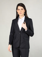 Women Solid Single-Breasted Blazer