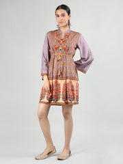 Women Printed Embroidered Kurti