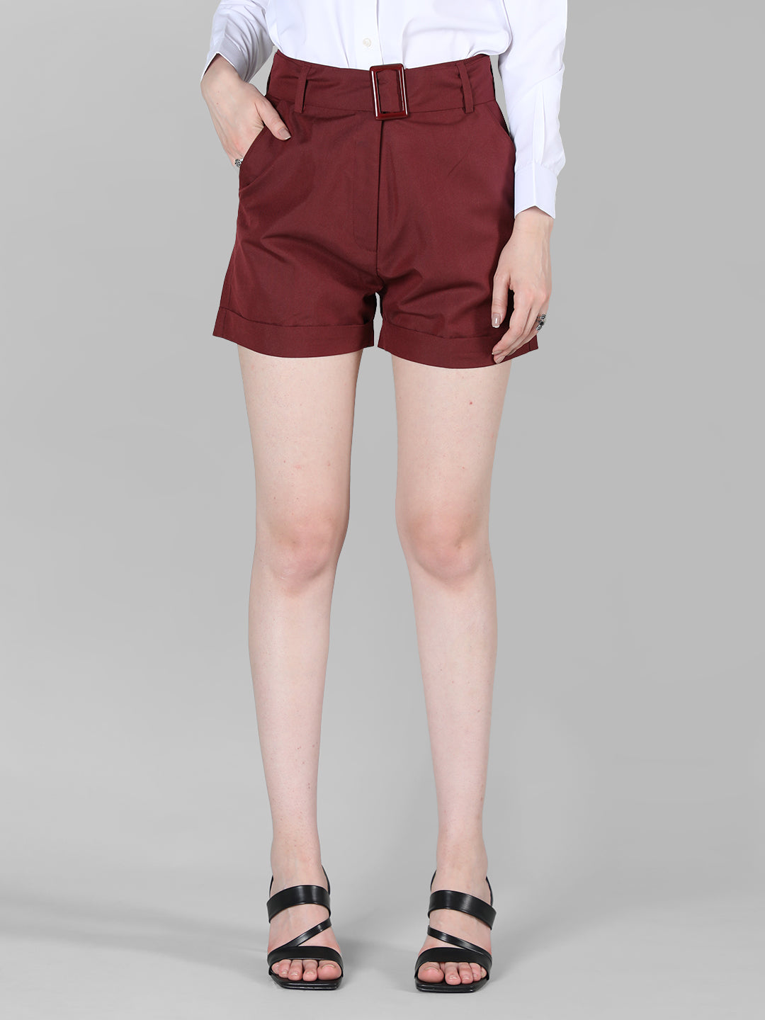 Regular Fit Casual Shorts for Women