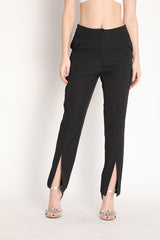 Women Solid Office Wear Formal Trouser