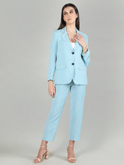 Women Solid Single-Breasted Blazer