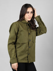 Women Causal Shacket For Winter