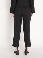 Women Solid Office Wear Formal Trouser