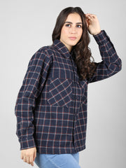 Women Causal Shacket For Winter