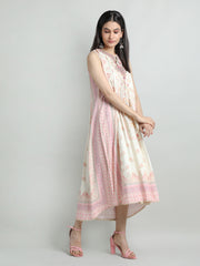 Women Printed Embroidered Dress