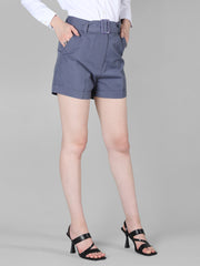 Regular Fit Casual Shorts for Women