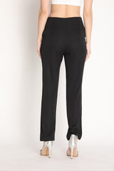 Women Solid Office Wear Formal Trouser