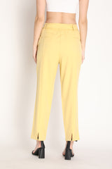 Women Solid Office Wear Formal Trouser