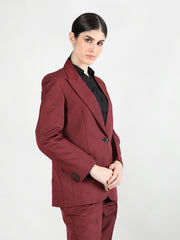 Women Solid Single-Breasted Blazer