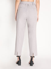 Women Solid Office Wear Formal Trouser