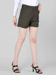 Regular Fit Casual Shorts for Women