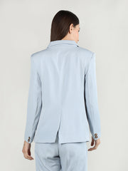 Women Solid Single-Breasted Blazer