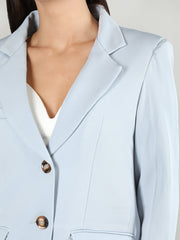 Women Solid Single-Breasted Blazer