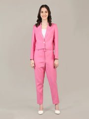 Women Solid Office Wear Formal Trouser