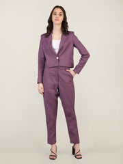 Women Solid Office Wear Formal Trouser