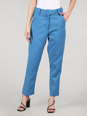 Women Solid Office Wear Formal Trouser