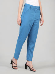 Women Solid Office Wear Formal Trouser