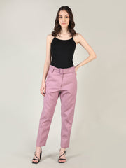 Women Solid Office Wear Formal Trouser