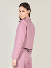 Women Solid Single-Breasted Blazer