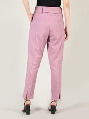 Women Solid Office Wear Formal Trouser