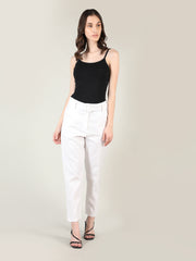 Women Solid Office Wear Formal Trouser