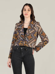 Women Printed Stylish Coat