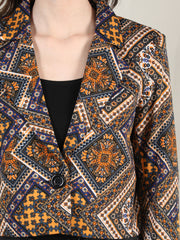 Women Printed Stylish Coat