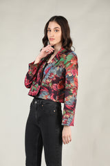 Women Printed Stylish Coat