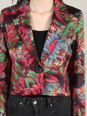 Women Printed Stylish Coat