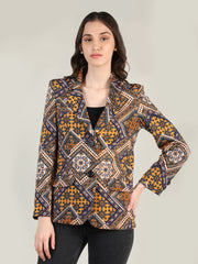 Women Printed Stylish Coat