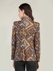 Women Printed Stylish Coat