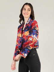 Women Printed Stylish Coat