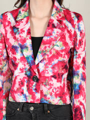 Women Printed Stylish Coat