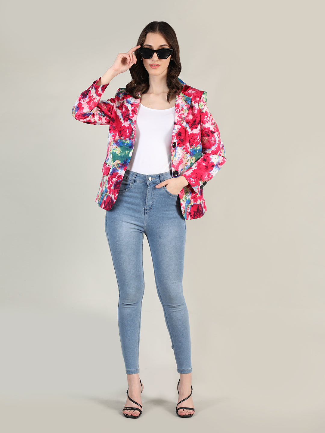 Women Printed Stylish Coat