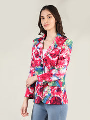 Women Printed Stylish Coat