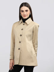 DLANXA Women Single Breasted Coat