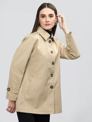 DLANXA Women Single Breasted Coat