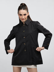 DLANXA Women Single Breasted Coat