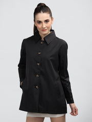 DLANXA Women Single Breasted Coat