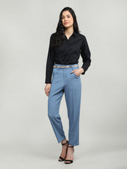 Women Solid Office Wear Formal Trouser