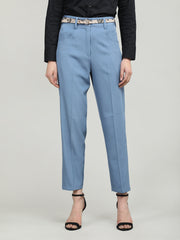 Women Solid Office Wear Formal Trouser