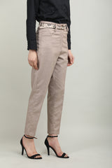 Women Solid Office Wear Formal Trouser