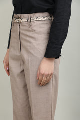 Women Solid Office Wear Formal Trouser