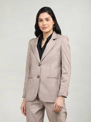 Women Solid Single-Breasted Blazer