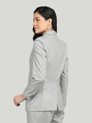 Women Solid Single-Breasted Blazer