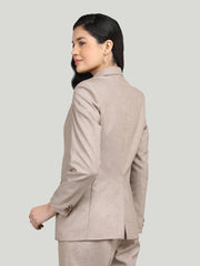 Women Solid Single-Breasted Blazer