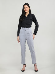 Women Solid Office Wear Formal Trouser